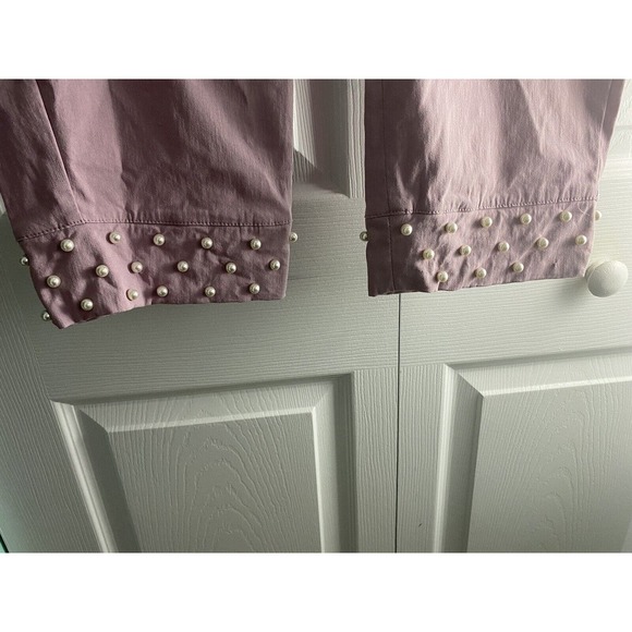 Lane Bryant Lavender The Allie Cropped Size 20 with Pearl Hem - Picture 3 of 5